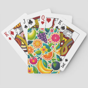 Baraja De Cartas Frutos coloridos