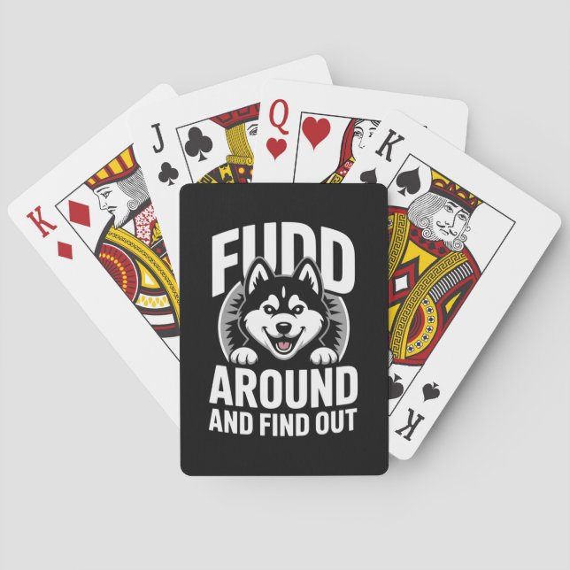 Baraja De Cartas Fudd Around y Averigüe (Reverso)