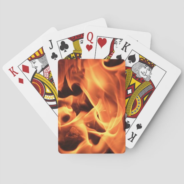 Baraja De Cartas Fuego (Reverso)