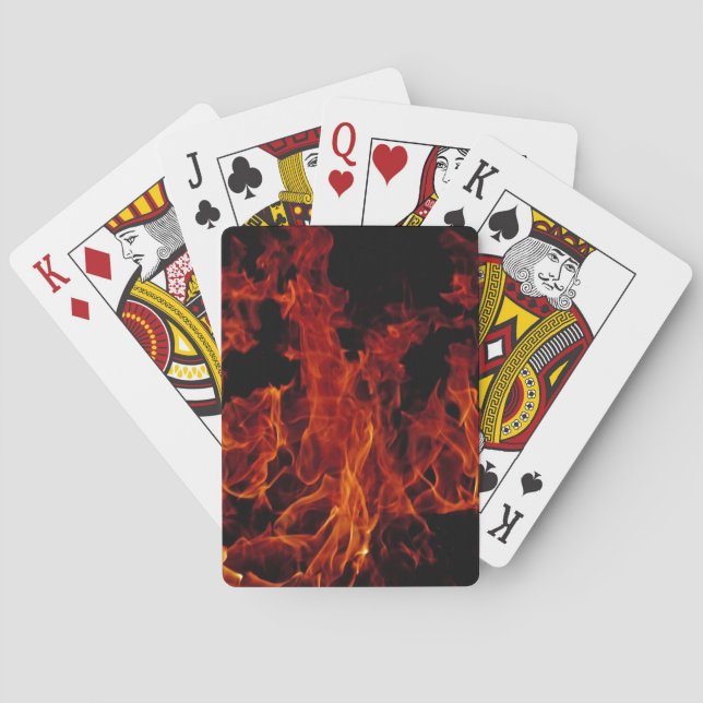 Baraja De Cartas Fuego (Reverso)