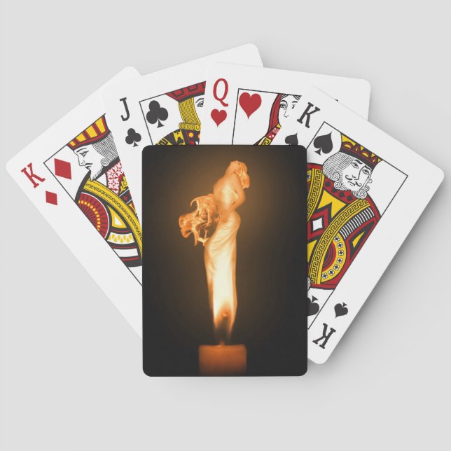 Baraja De Cartas Fuego de caída (Reverso)