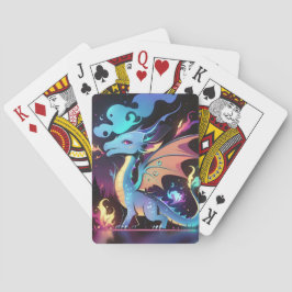 Baraja De Cartas Fuego de dragón encantado