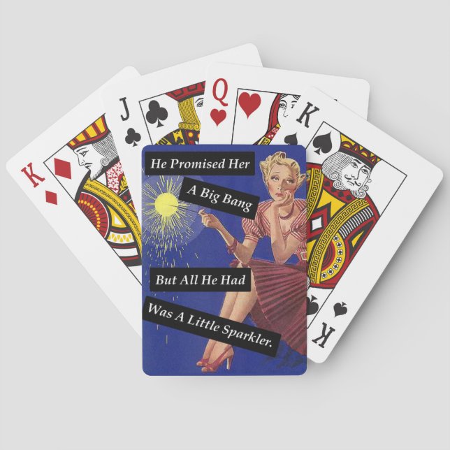 Baraja De Cartas Fuegos Artificiales Big Bang Chica Soltera Diverti (Reverso)