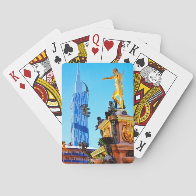 Baraja De Cartas Fuente de Neptuno (Reverso)