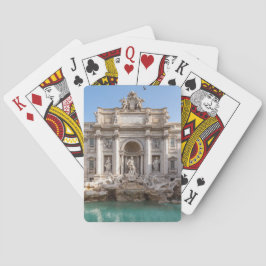 Baraja De Cartas Fuente de Trevi al amanecer - Roma, Italia