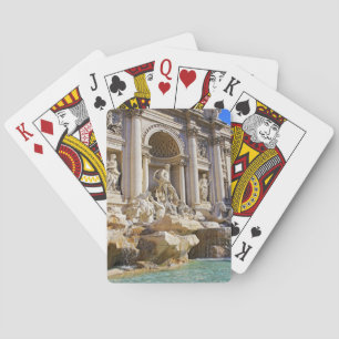 Baraja De Cartas Fuente de Trevi Roma Fotografía