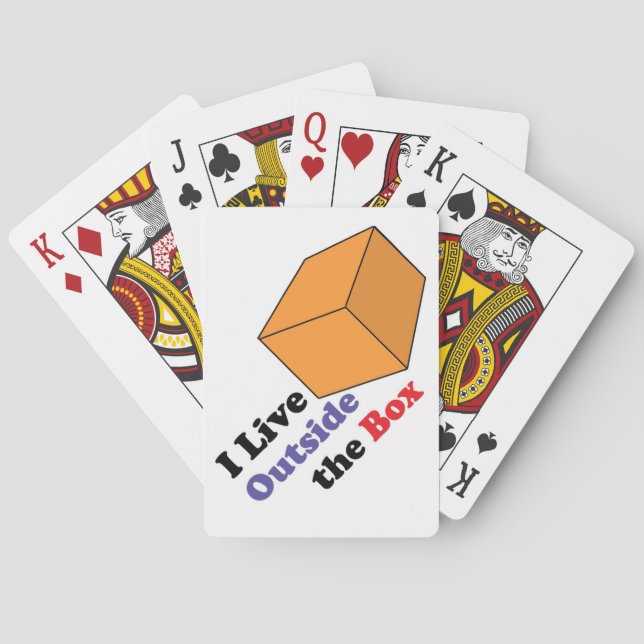 Baraja De Cartas Fuera de la caja (Reverso)