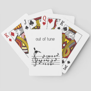 Baraja De Cartas Fuera de tono, Tucán y personal musical de aves ca