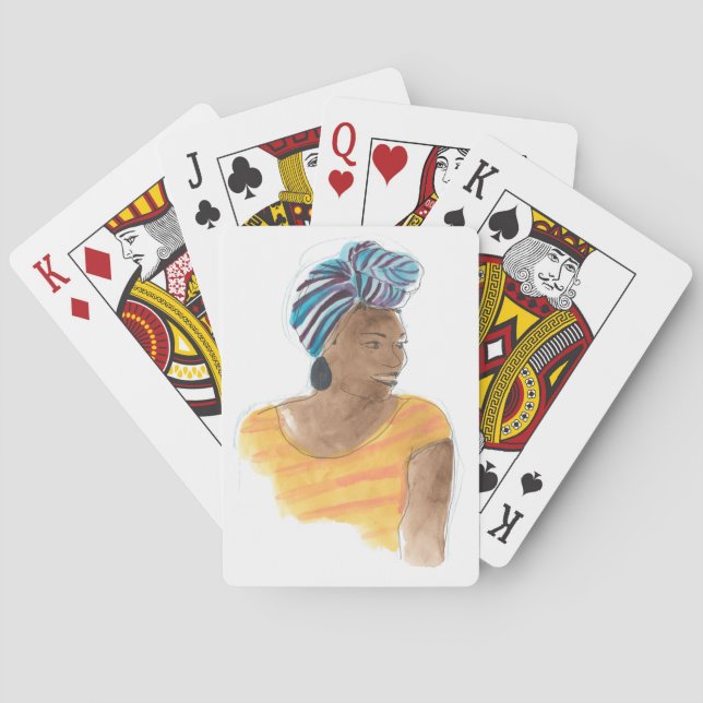 Baraja De Cartas Fuerte y hermoso (Reverso)