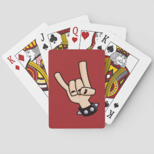 Baraja De Cartas Fuertes cuernos del diablo Metalizado