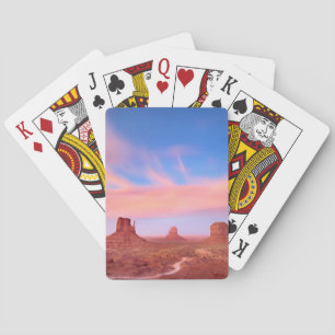 Baraja De Cartas Fuertes vientos sobre el valle del desierto