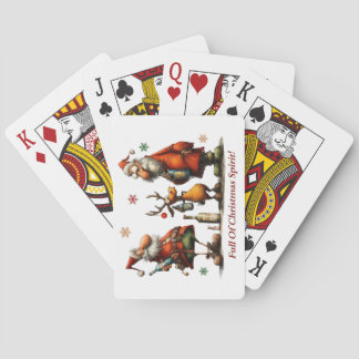 Baraja De Cartas Full Of Christmas Spirit Playing Cards