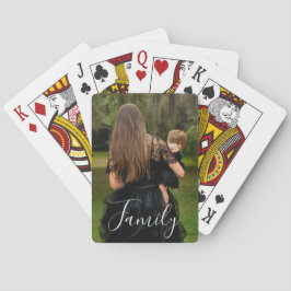 Baraja De Cartas Full Photo Custom Script Family Text