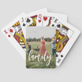 Baraja De Cartas Full Photo - Vertical Custom Script Family Text 