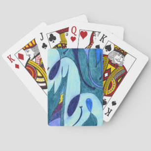 Baraja De Cartas Fumes azules