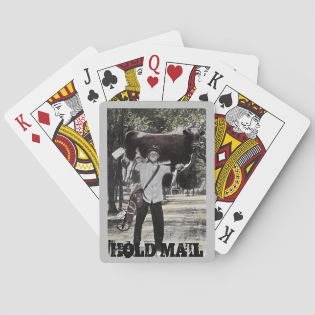 Baraja De Cartas Fun Antique Hold Mail Retirement Party Favor (Reverso)