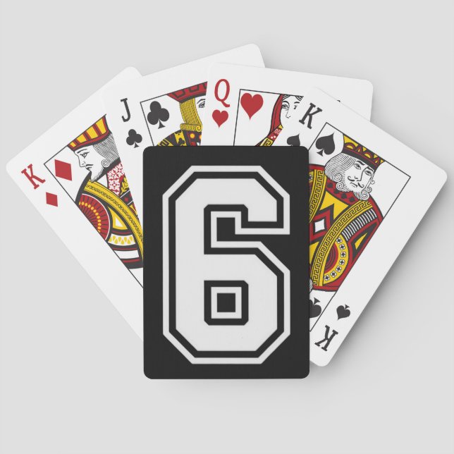 Baraja De Cartas Fun Six Seven 6 7 Meme  (Reverso)