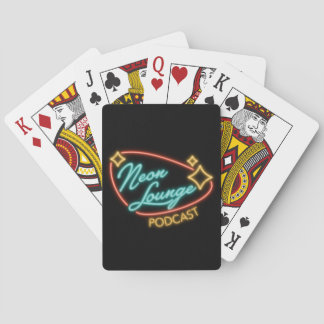 Baraja De Cartas Funda de teléfono con logotipo de Neon Lounge