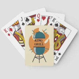 Baraja De Cartas Funny BBQ King of the Grill