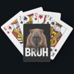 Baraja De Cartas Funny Capybara Bruh<br><div class="desc">Funny Capybara Bruh</div>
