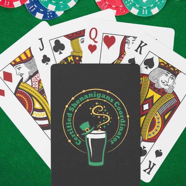Baraja De Cartas Funny Certified Shenanigans Coordinator Luck (Subido por el creador)