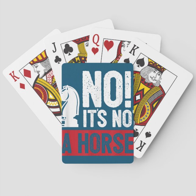 Baraja De Cartas Funny Chess King Castling Design (Reverso)