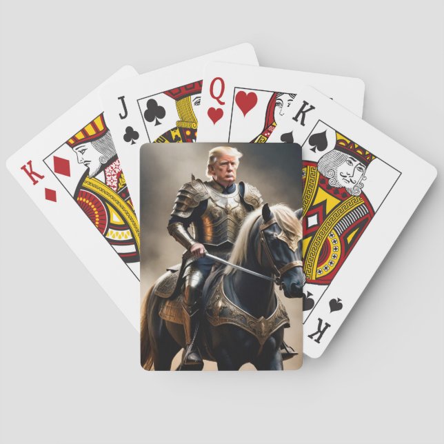 Baraja De Cartas Funny conservador de Donald Trump 2024 (Reverso)