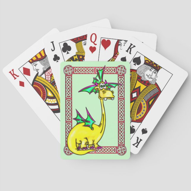 Baraja De Cartas Funny Dragon Playing Cards (Reverso)