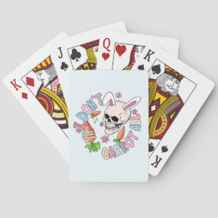 Baraja De Cartas Funny Easter Skull