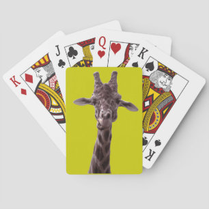Baraja De Cartas Funny Giraffe