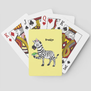 Baraja De Cartas Funny ilustracion de personalizado de cebra