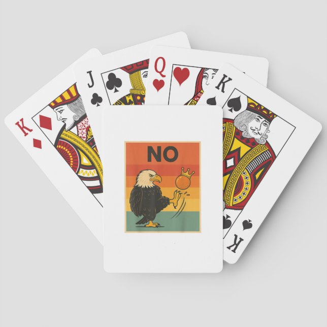 Baraja De Cartas Funny No Kings In America Men Women (Reverso)