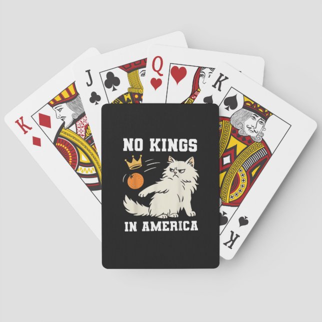 Baraja De Cartas Funny No Kings In America Retro Classic (Reverso)