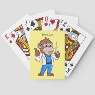 Baraja De Cartas Funny orangutan ape personalizado médica