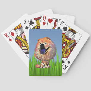 Baraja De Cartas Funny Personalizado Chow Chow Deck of Cards