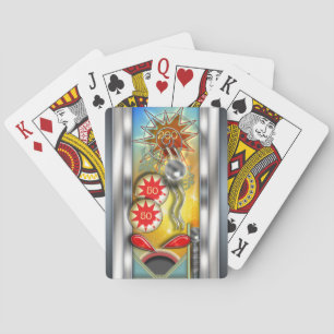 Baraja De Cartas Funny Retro Pinball Machine