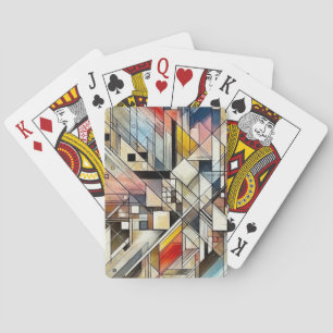 Baraja De Cartas Fusión geométrica moderna