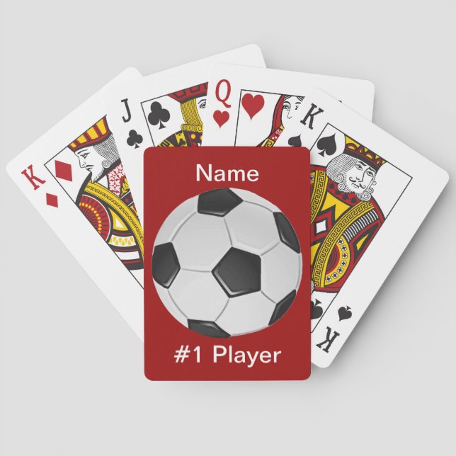 Baraja De Cartas Fútbol americano o de asociación (Reverso)
