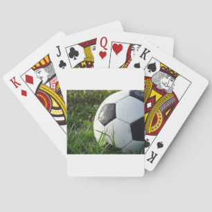 Baraja De Cartas Fútbol~ Bola de pies en el campo
