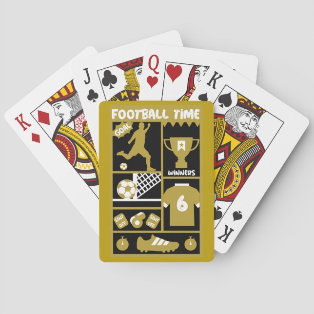 Baraja De Cartas Fútbol británico (Reverso)