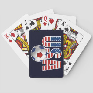 Baraja De Cartas Fútbol de los E.E.U.U.