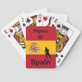 Baraja De Cartas Fútbol en España, personalizable