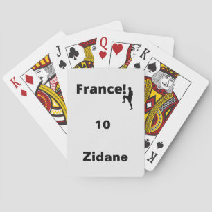 Baraja De Cartas Fútbol Francia, personalizable