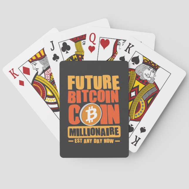 Baraja De Cartas Futuro BITCOIN Coin Millionaire, Eid en cualquier  (Reverso)