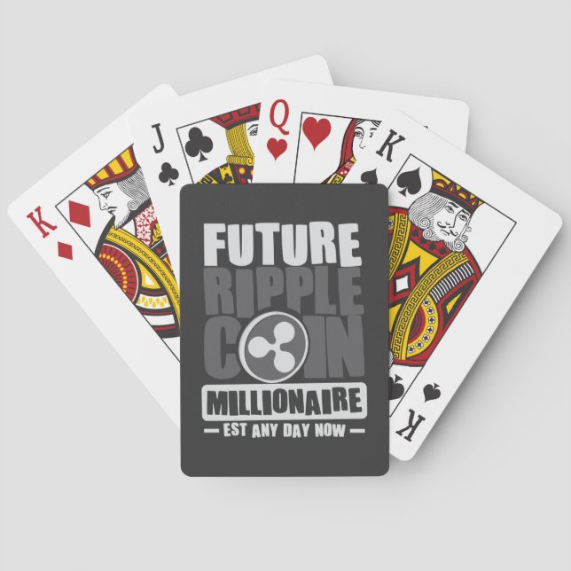 Baraja De Cartas Futuro RIPPLE Coin Millionaire (Reverso)
