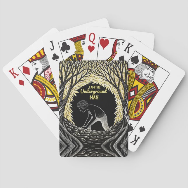 Baraja De Cartas Fyodor Dostoevsky El Hombre Subterráneo (Reverso)