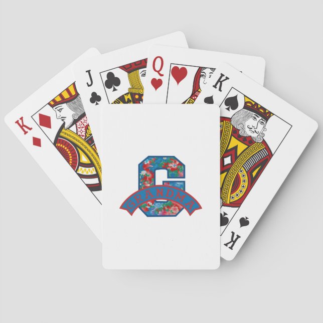 Baraja De Cartas G Is For Grandma (Reverso)
