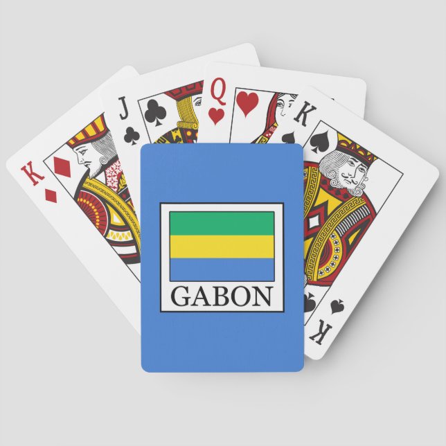 Baraja De Cartas Gabón (Reverso)