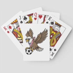 Baraja De Cartas Gafas de sol águila de fútbol americano frescas vi
