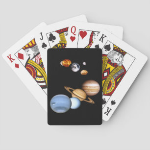 Baraja De Cartas Galaxia de planetas del espacio ultraterrestre